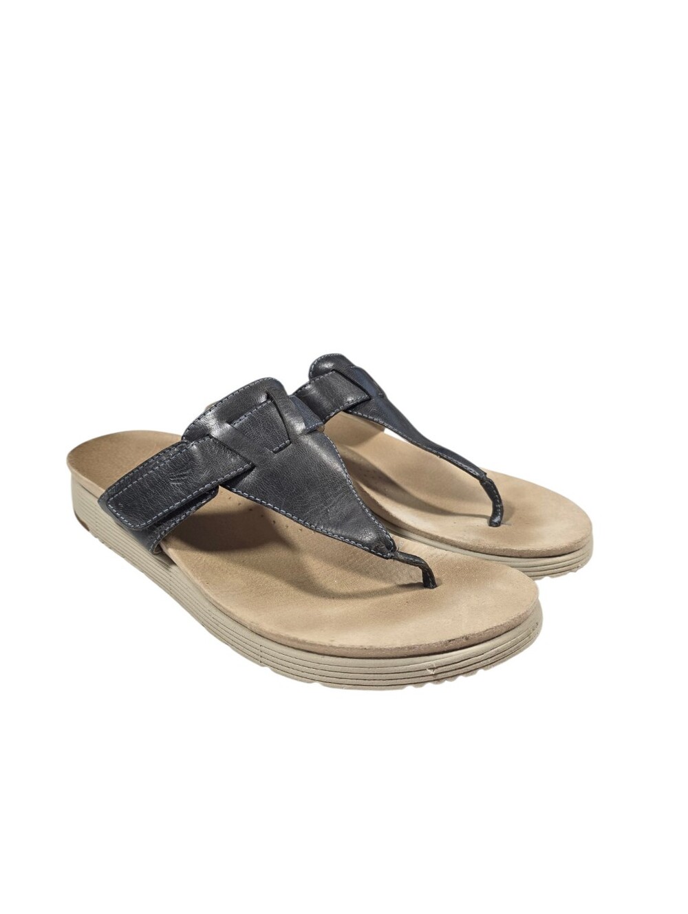 Dansko Women's Cece Denim Burnished Calf Leather Sandal sz 41 (US 10.5 - 11)